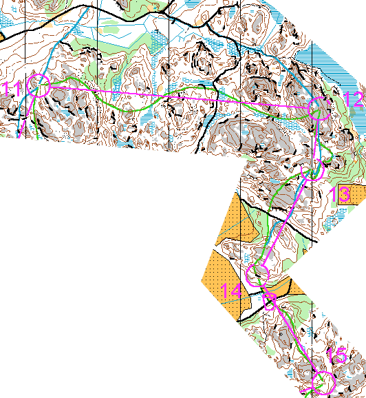 Karttapala v&auml;leilt&auml; X-X