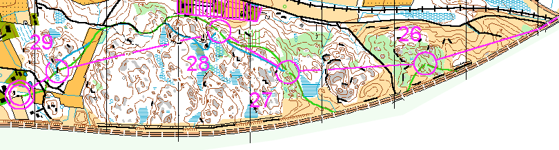 Karttapala v&auml;leilt&auml; X-X